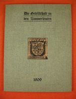 GESELLSCHAFT ZU DEN ZIMMERLEUTEN, BERN, FESTSCHRIFT 1909