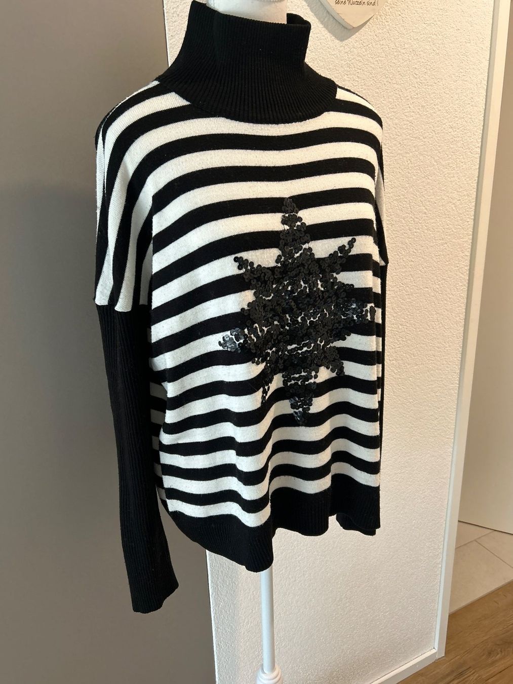 Maglioni & Felpe: Damen Rollkragenpullover mit Pailletten von Steilmann – Usato da Brunnen venduto da Nala2929 2