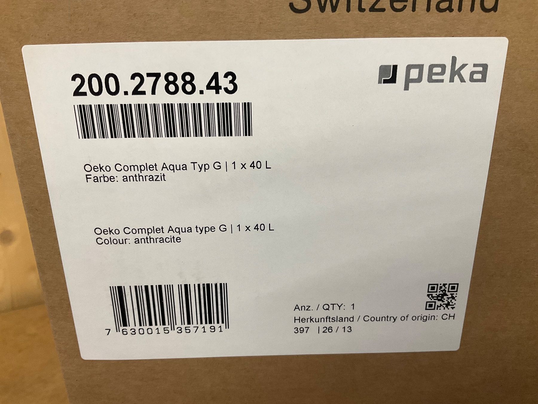 Cestini per rifiuti: 075 Peka Abfallsystem Oeko Complet Aqua Typ G – Nuovo (secondo la descrizione) da Derendingen venduto da Meisterstuecke 6
