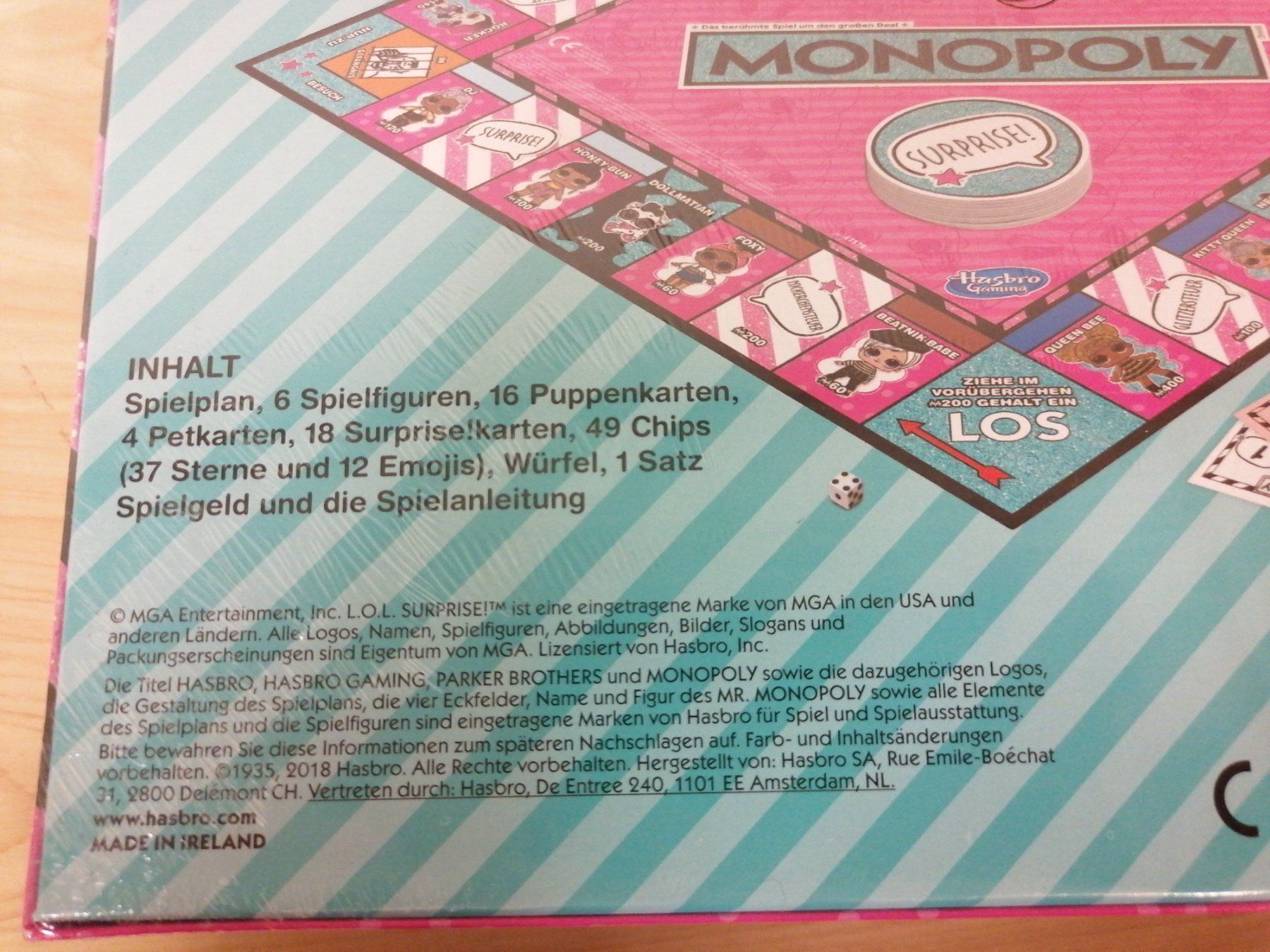 Spiele: Monopoly LOL SURPRISE NP: 35.- – Neu und originalverpackt aus Bäch SZ von Swissy46 3