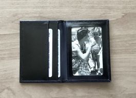 Étui Porte-cartes en Cuir noir