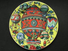 BOPLA Speiseteller * MONGOLFIÈRE * Serie Voyage - ø 27 cm
