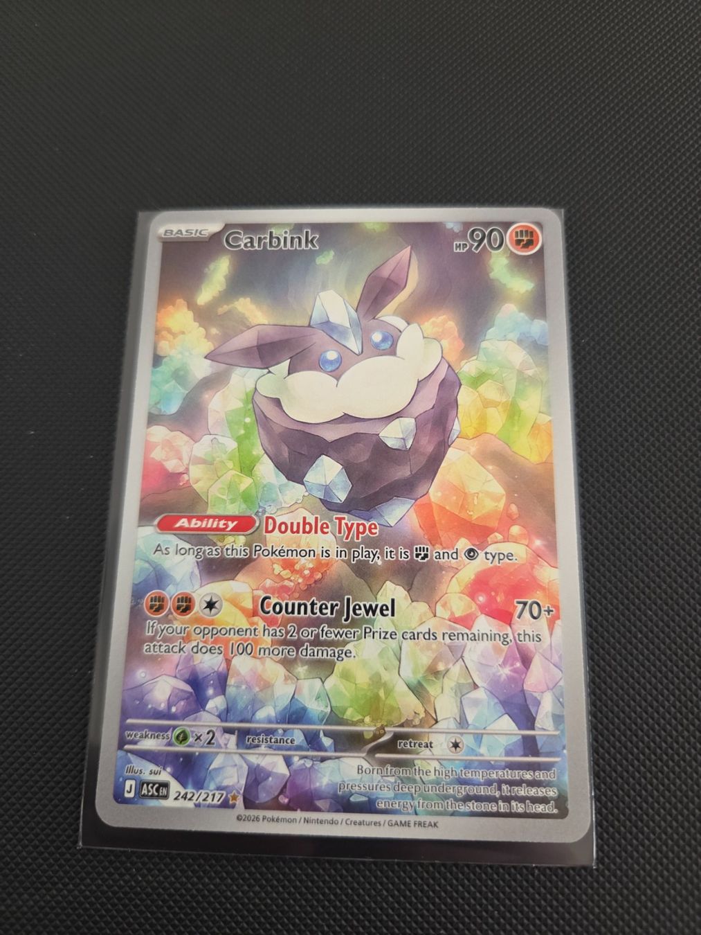 Pokémon Carte collezionabili: Pokémon Carbink 242/217 ASC – Nuovo (secondo la descrizione) da Luzern venduto da heini81