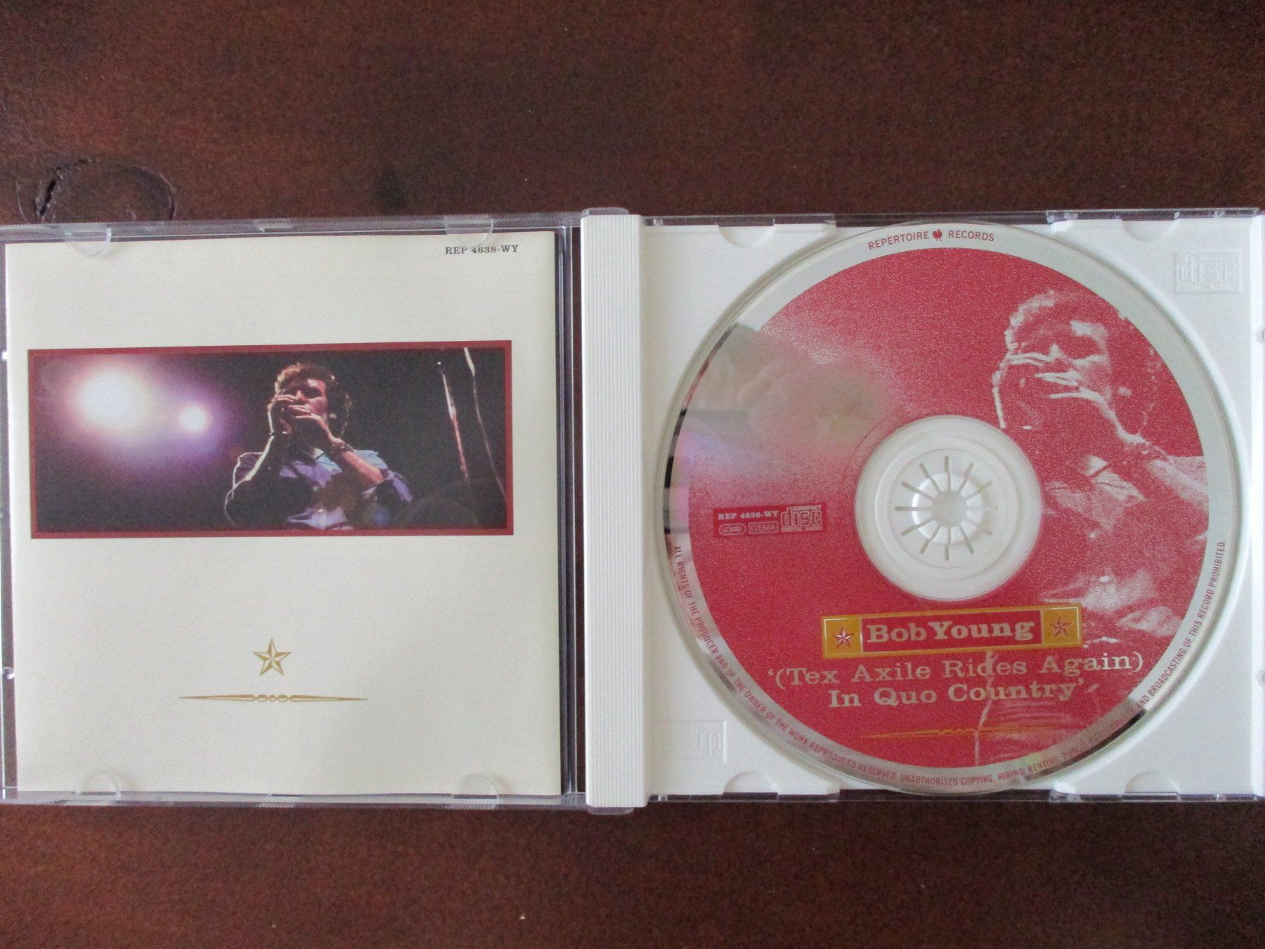 CD: Bob Young  -  In Quo Country – Usato da Liestal venduto da Disc-Point 1