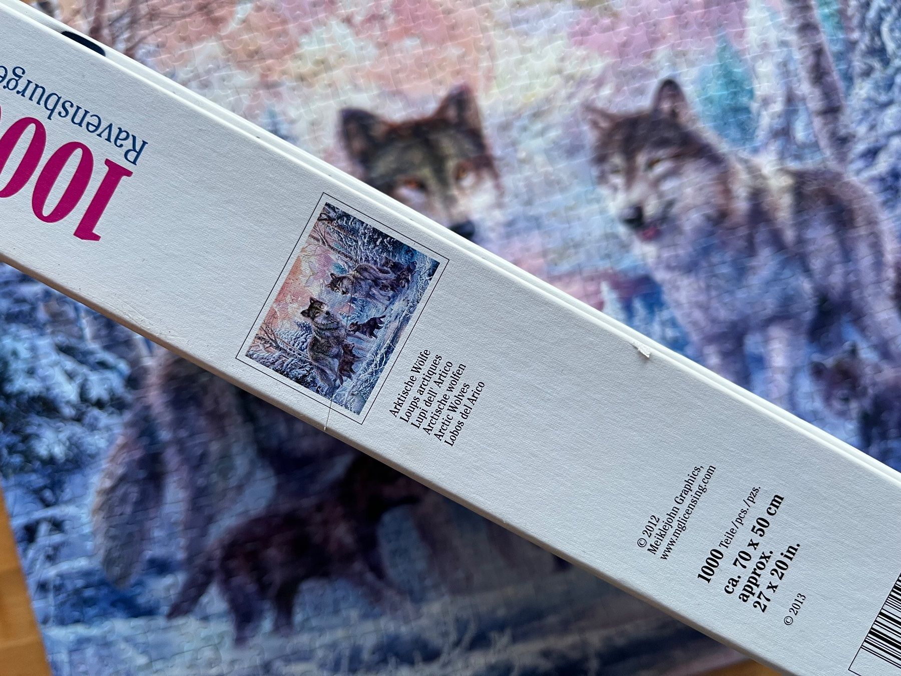 Ravensburger Puzzle: Ravensburger Puzzle- Arktische Wölfe – Usato da Zürich venduto da Gurkis 2