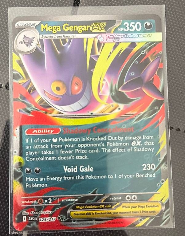 Carte collezionabili: Pokémon | Mega Gengar ex 125/217 | ASC – Usato da Dübendorf venduto da CollectiQz