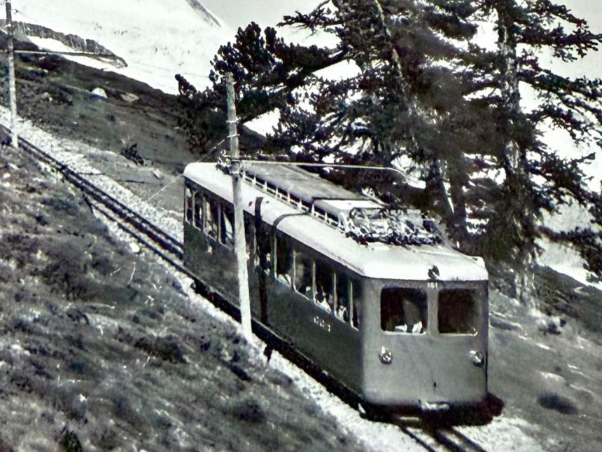 Cartoline postali: Zermatt - Gornergratbahn - Cervin – Usato da Lutry venduto da Ediego 2