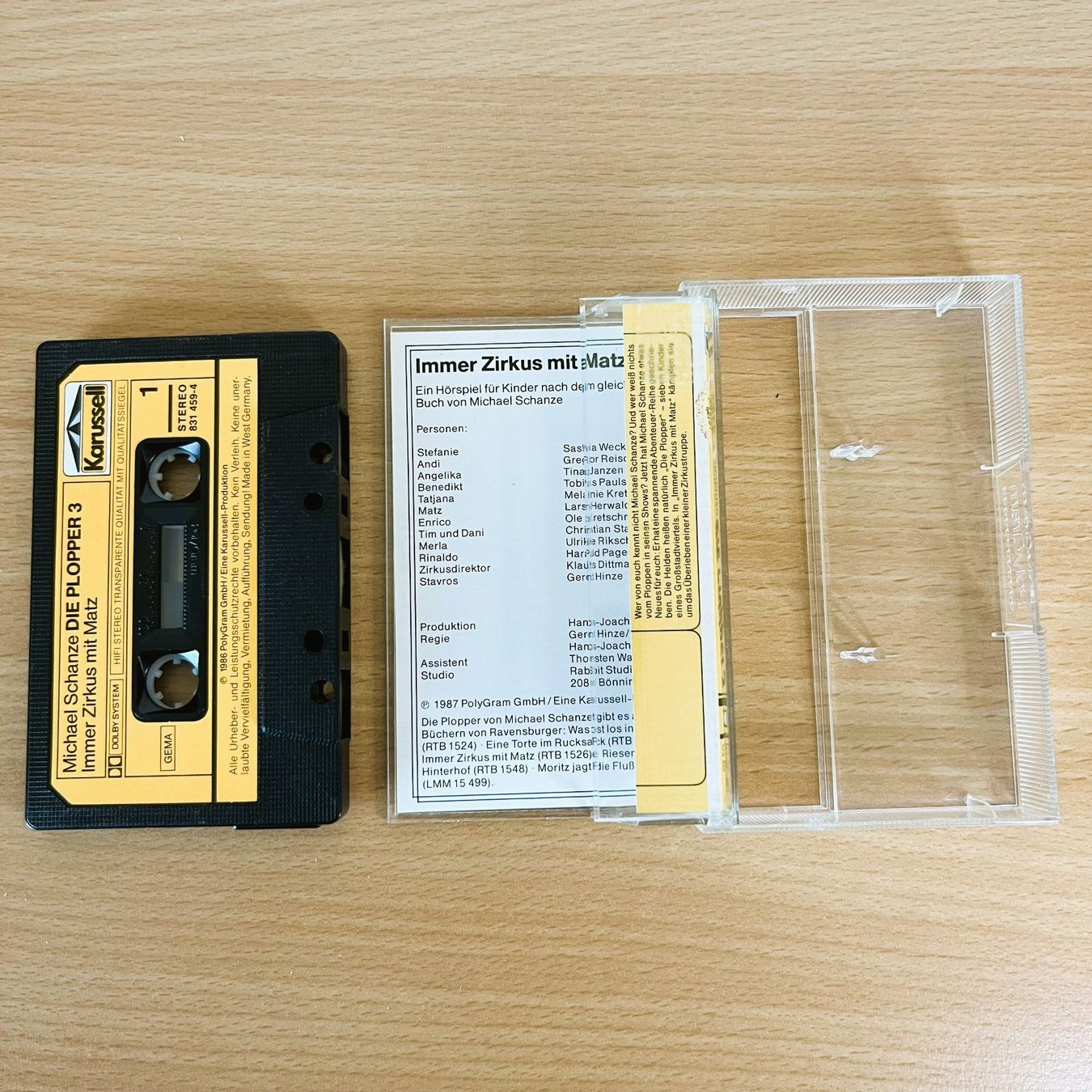 Musicassette: Die Ploppers 3 – Immer Zirkus mit Matz – Usato da Amlikon-Bissegg venduto da riestig 1