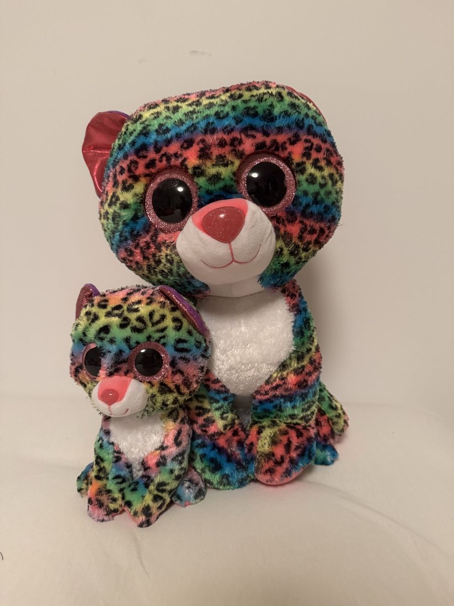 Jouets: Rainbow Leopard Plush Toys - Big & Small – D'occasion à Vesenaz par nat_mq8l