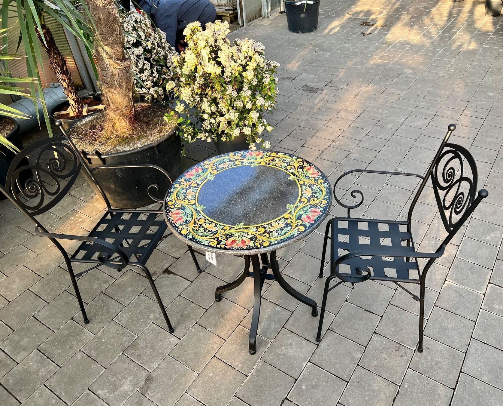 Tavoli: Lavatisch Gartentisch schwarz rund – Nuovo e nell'imballaggio originale da Höri venduto da ArtelavicaGmbH 1
