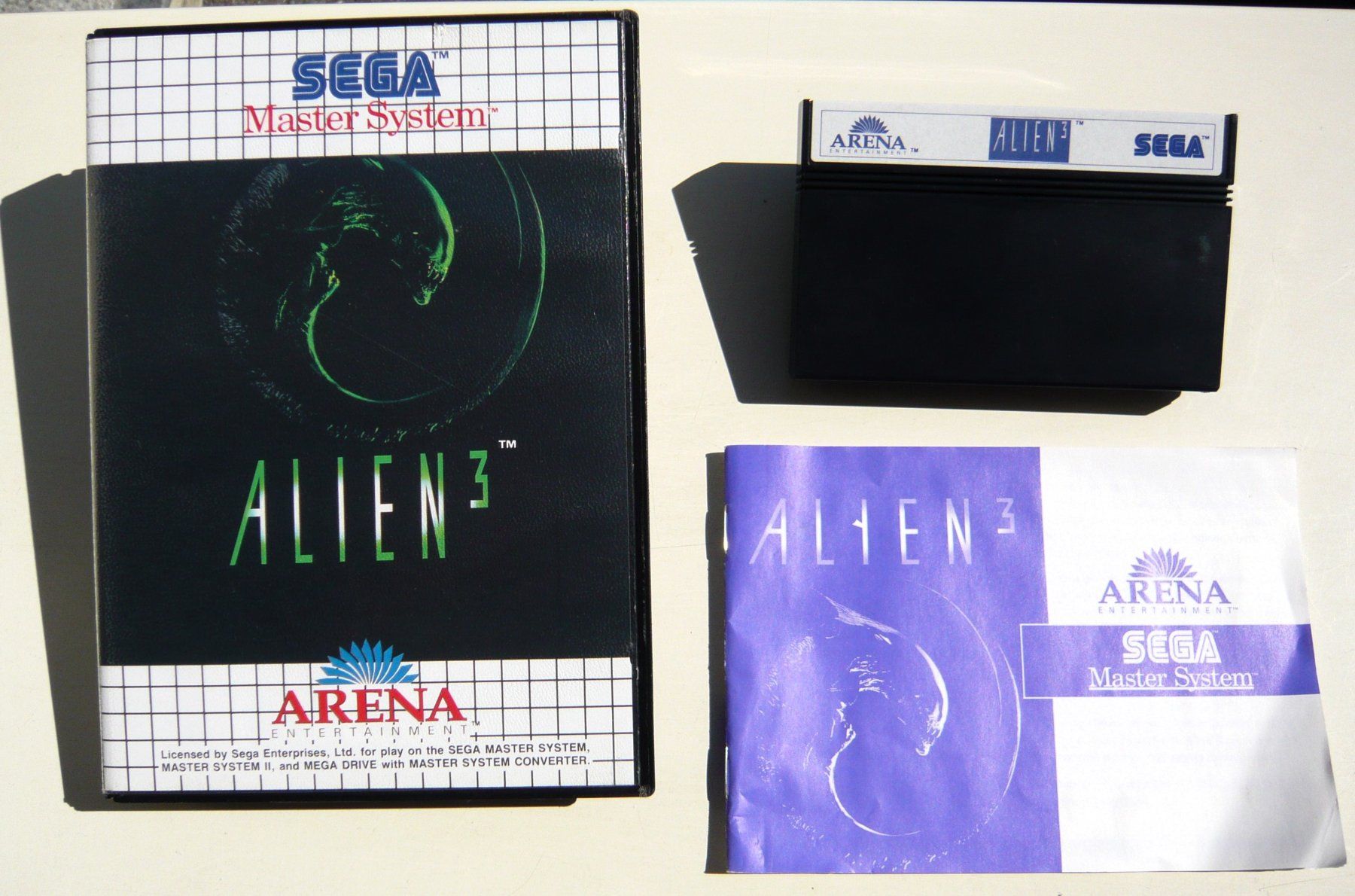 Sega Jeux: SEGA Master System : Alien 3, 1992 – D'occasion à Onex par Jaguar1986 1