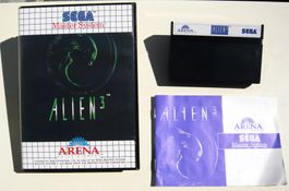 SEGA Master System : Alien 3, 1992, CIB, Excellent état !