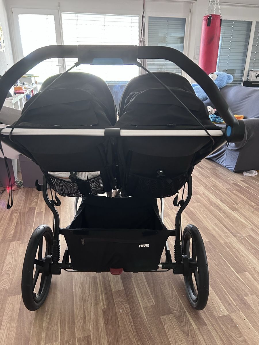 Thule Carrozzine: Top-Thule-Zwillings-Geschwisterwagen – Usato da Uster venduto da Pink.Pepsi 8