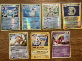7 Deutsche Pokemon Karten 2007-2010