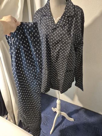 Schlafanzug C&A dunkelblau gemustert Grösse XXL Neu