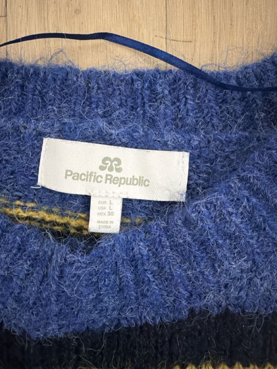 Maglioni & Felpe: Pacific Republic gestreifter Wollpullover – Grösse L – Nuovo (secondo la descrizione) da Effretikon venduto da MaisonNade 2