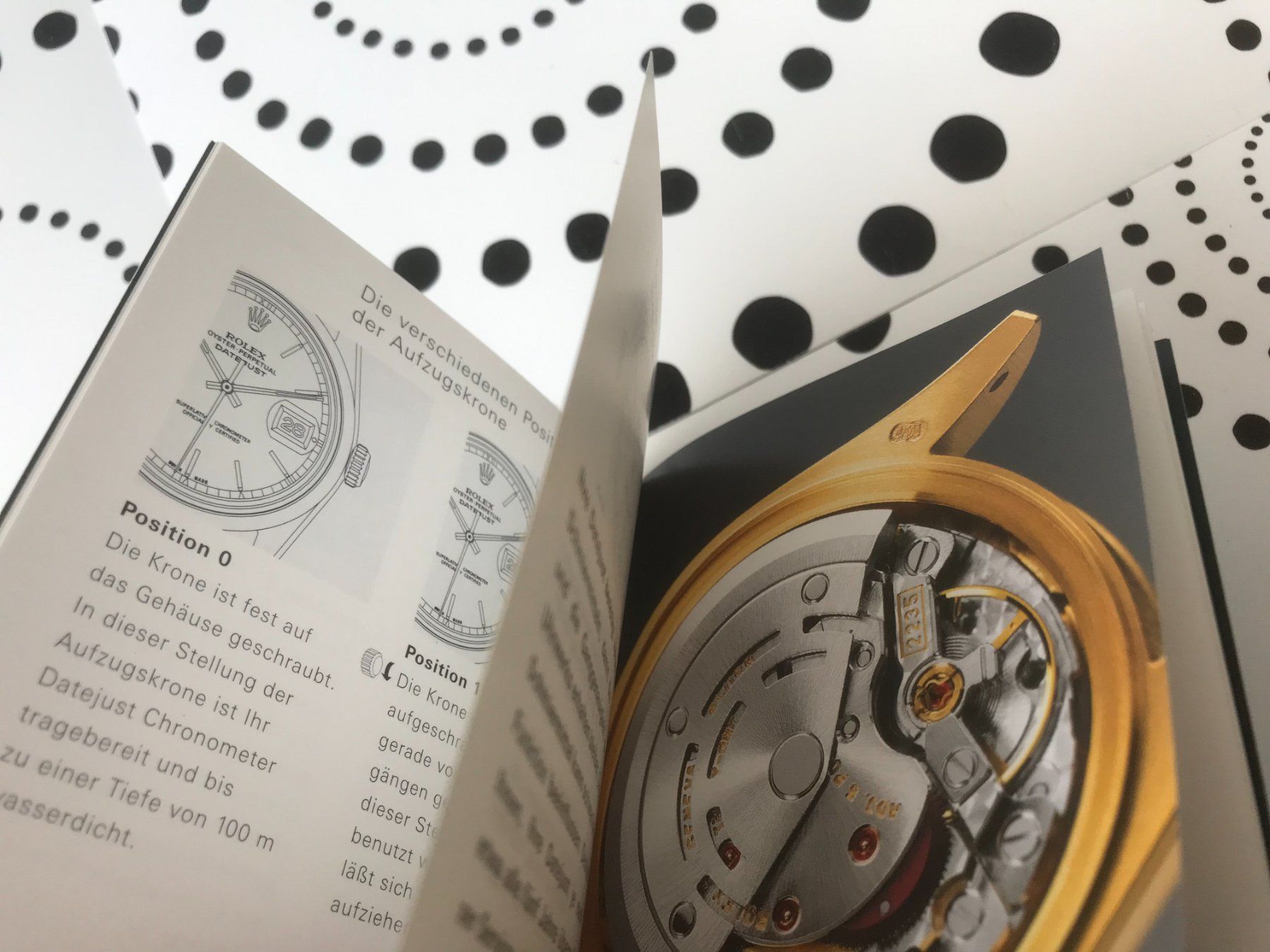 Documenti: ROLEX DATEJUST - OPERATING INSTRUCTIONS - DE 1999 !!! – Usato da Epalinges venduto da dream-watch 4