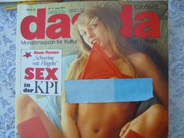 Sex Magazin Erotik Deutschland 1977 DAS DA + Poster Top