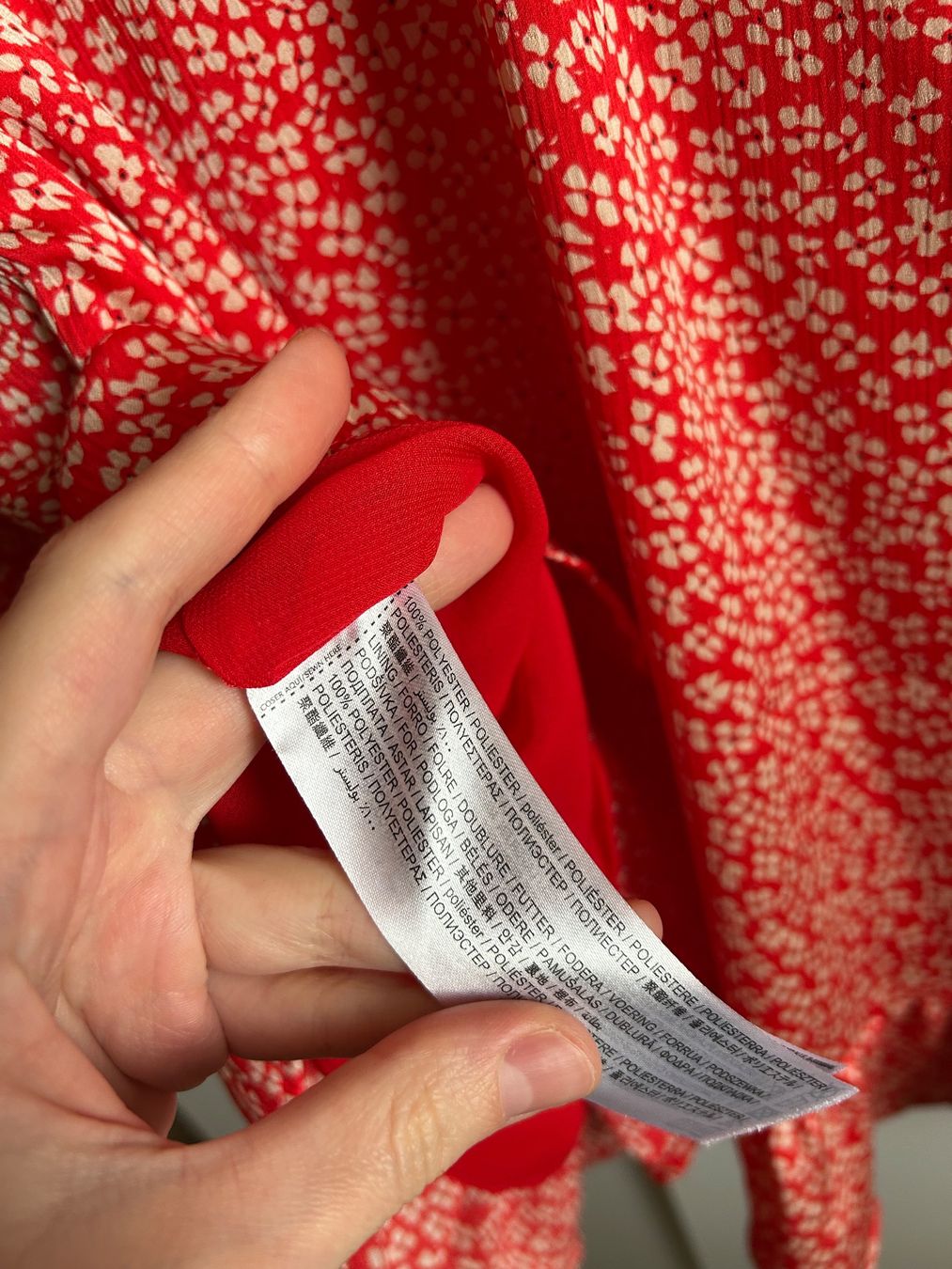 Mango Vestiti: Robe Mango rouge à fleurs, taille М – Usato da Courroux venduto da Yermakova 6
