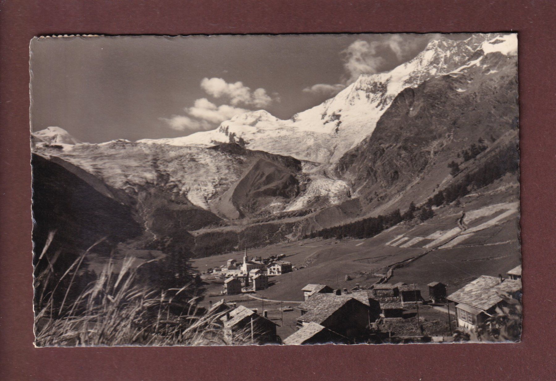Cartoline postali: SAAS-FEE - 1931 E. Gyger – Usato da Pully venduto da nicecards