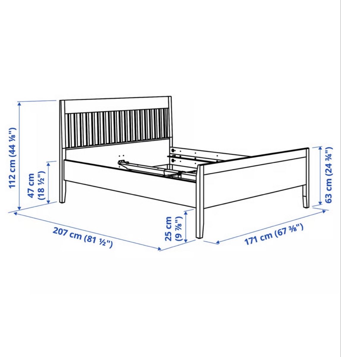 Betten: Ikea Bett Idanäs – Gebraucht aus Lenzburg von Delfin2018 2