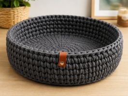 Handgemachtes Katzenbett/Katzenkörbchen Unikat