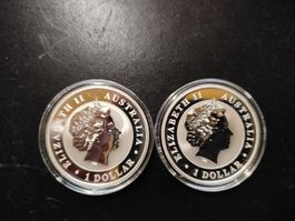 2x Australian Koala 2015 – je 1 oz Silber .999