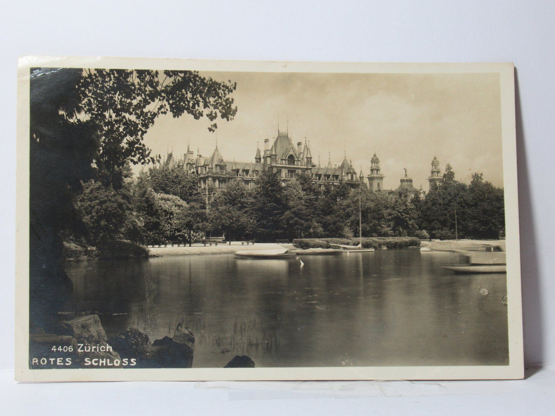 Cartoline postali: Zürich , Rotes Schloss 1926 – Usato da Grenchen venduto da Bluemchen1900 1