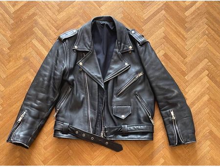 Vintage leather jacket, XS/34 in good vintage condition