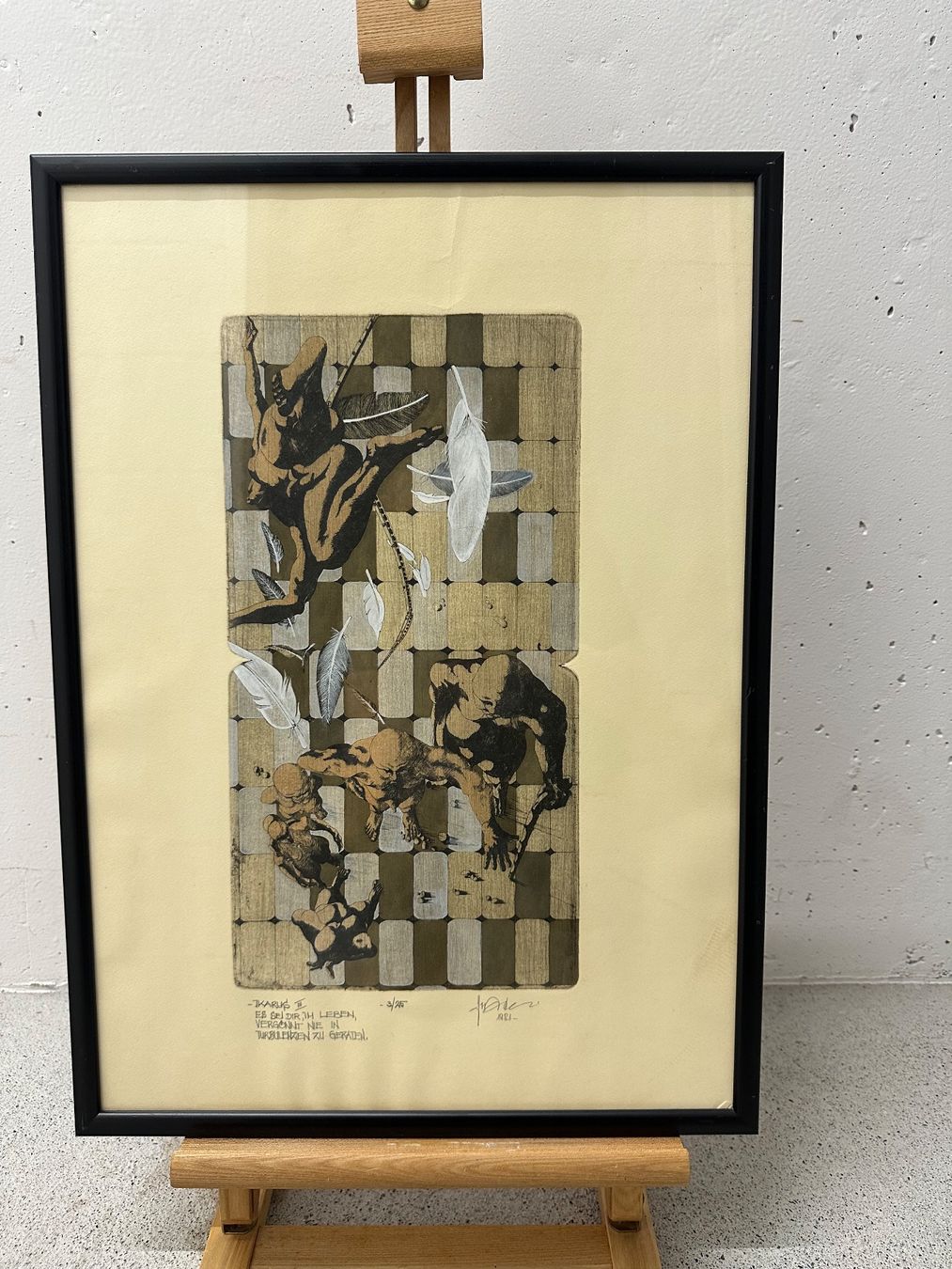 Grafiken & Lithographien: Ikarus III - Exklusive Litho Grafik 1981 – Gebraucht aus Ebikon von Gaenggeliwaar