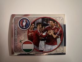 Panini Frankreich EM 2016 Ungarn Mannschaft Glitzerbild