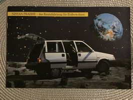 Nissan Prairie Verkaufsprospekt 12 Seiten Dezember 1986