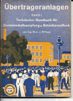 Übertrageranlagen Band 1 - 1938