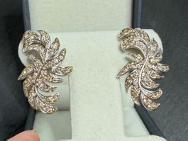 Vintage Ohrringe Clips Luxus Modeschmuck