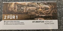 Gutschein St. Beatus-Höhlen 2 für 1 Eintritt