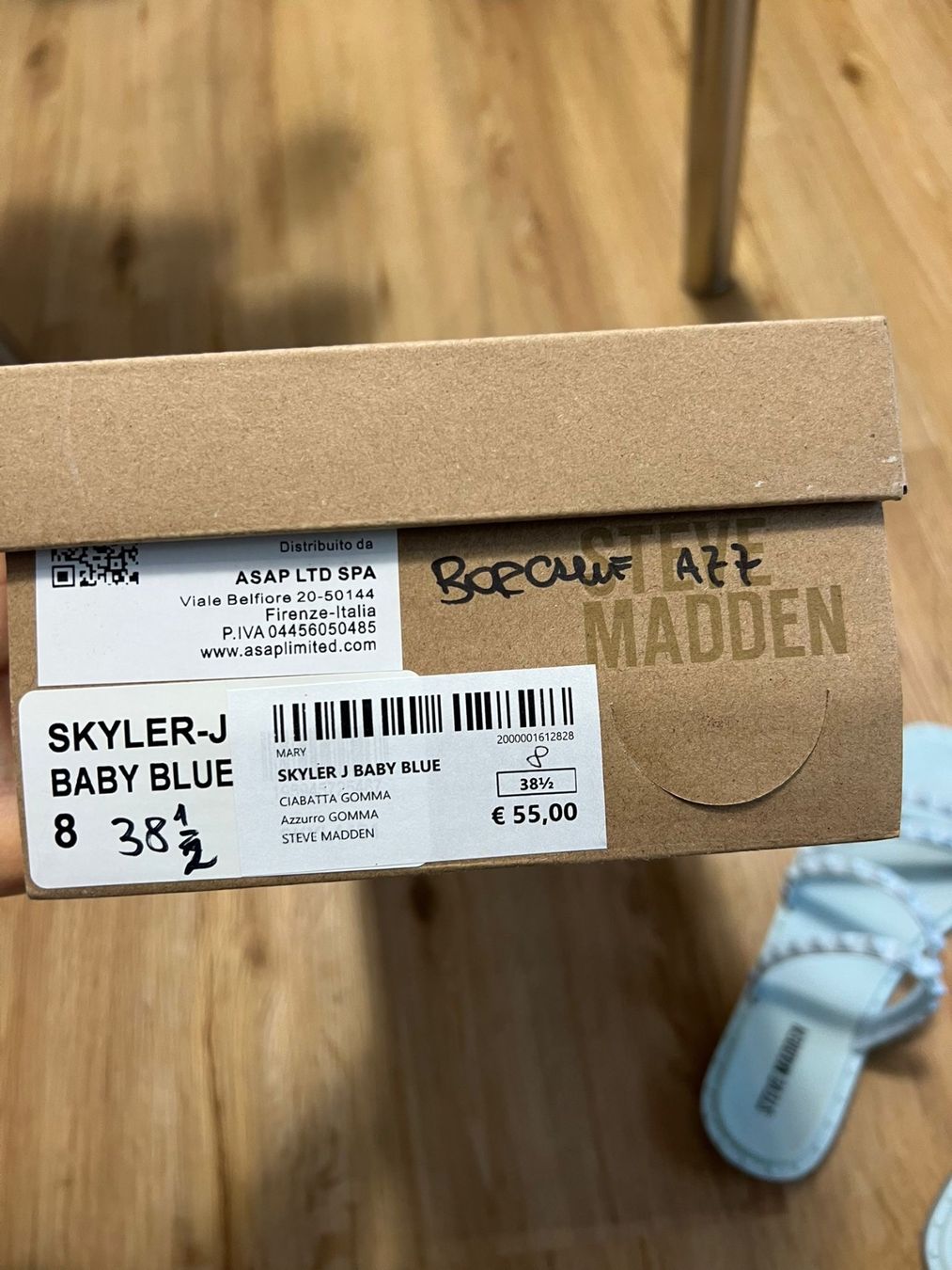 Steve Madden Scarpe da donna: Sandales Steve Madden turquoise cloutées - Taille 38.5 – Nuovo e nell'imballaggio originale da Châtel-St-Denis venduto da Calou1820 2