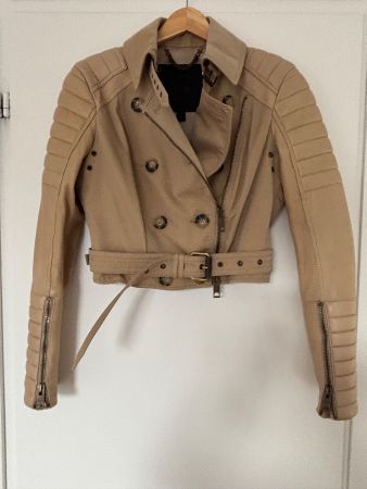 BURBERRY PRORSUM kurz Trenchjacke beige IT40 (36)