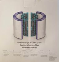360° Glass HEPA+Carbon Luftreiniger Filter