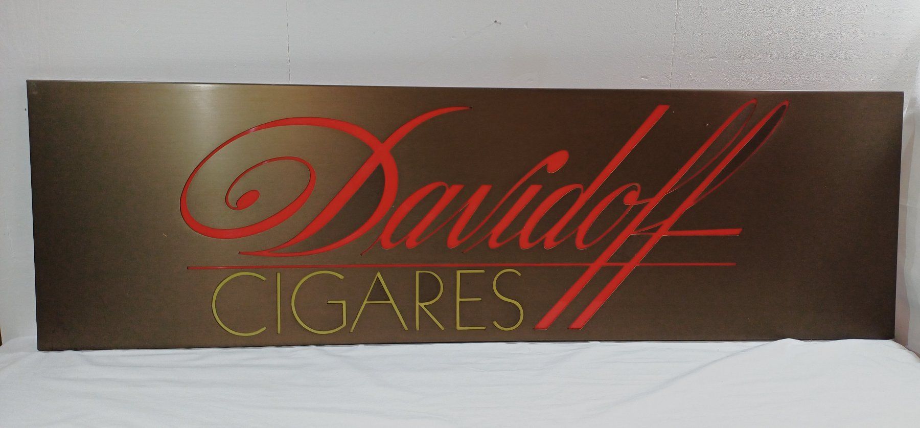 Insegne: Davidoff Cigares Metall- Werbeschild – Usato da Luzern venduto da IG_Arbeit