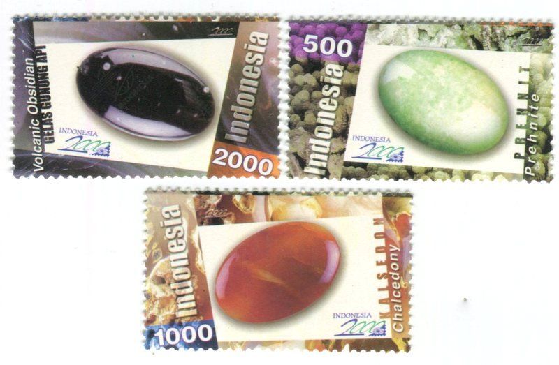 Tutti i francobolli: Briefmarken "Minerale". Indonesien. – Nuovo e nell'imballaggio originale da Basel venduto da Butsch5