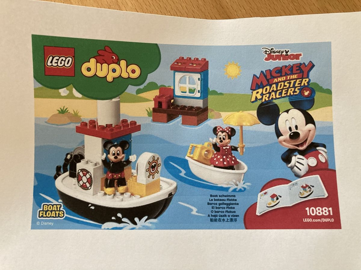 Giocattoli: Lego Duplo Mickys Boot (10881) – Usato da Aarau Rohr venduto da Goldfisch21 1