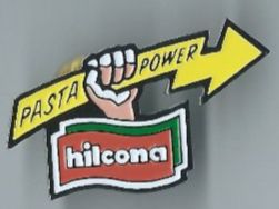 Hilcona Pasta Power Pin - Seltenes Sammlerstueck
