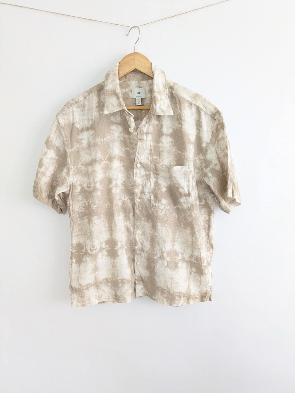 H&M Camicie: H&M Leinenhemd Sommerhemd Gr. S Beige – Usato da Rorschach venduto da joh_v2y2