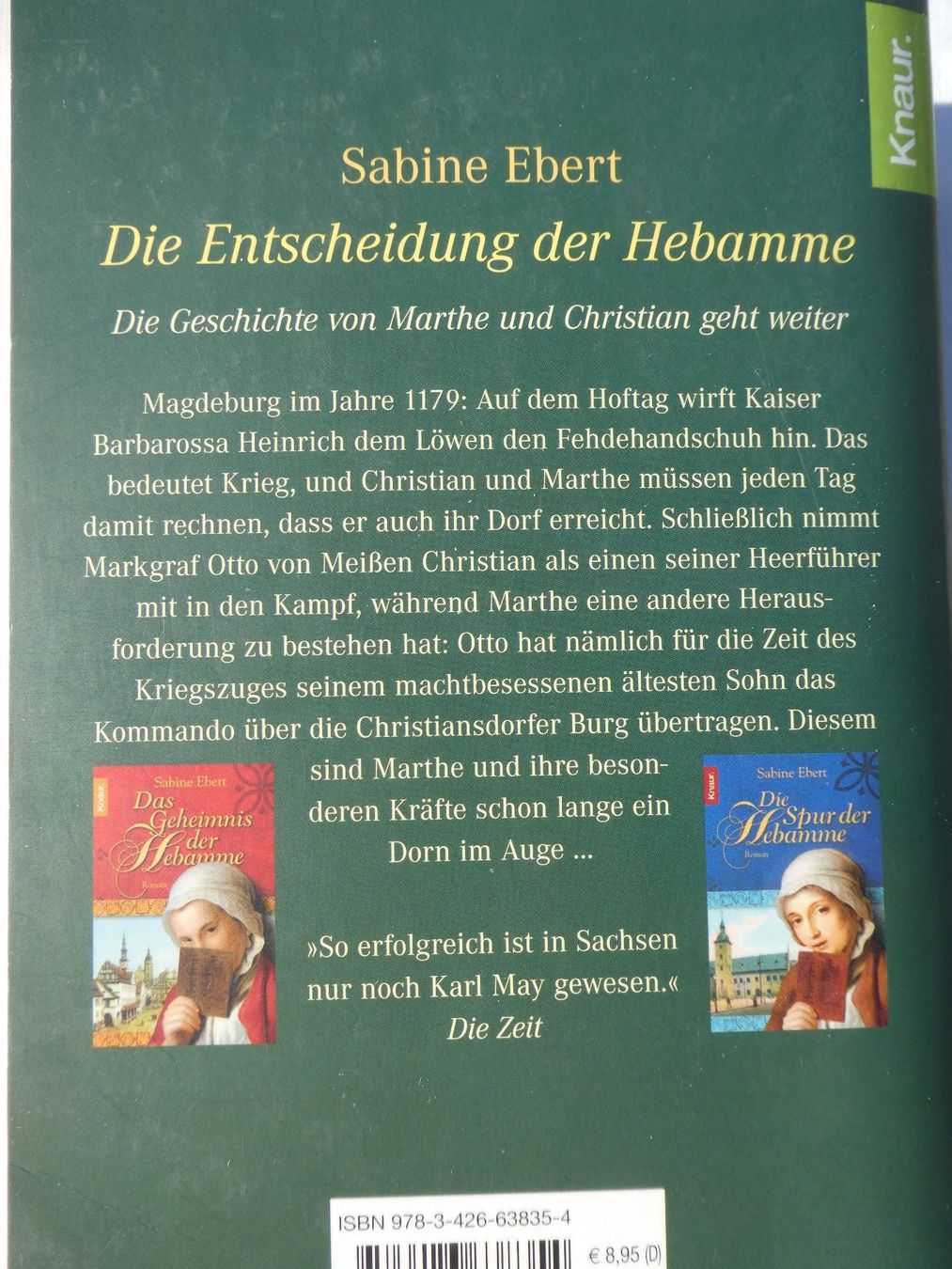 Libri: Die Entscheidung der Hebamme, von Sabine Ebert – Usato da Gattikon venduto da kaandooh 1
