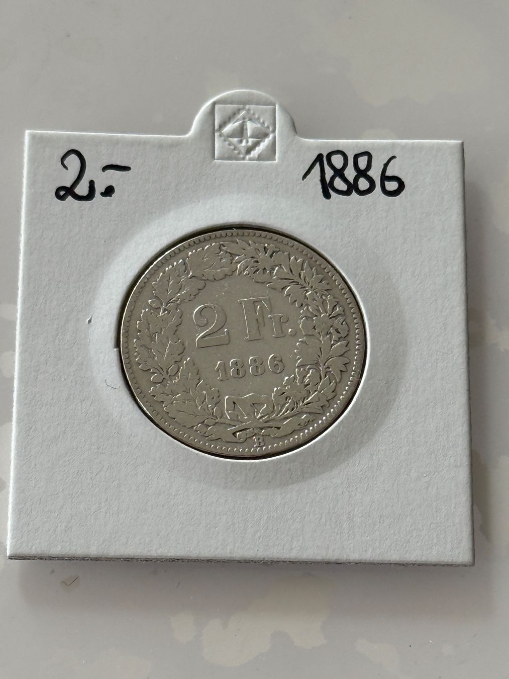 Alle Münzen: 2 Franken 1886  Rar – Gebraucht aus Wallisellen von SWISS_SILVER1