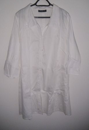 Stretch - Longbluse, 1/2 Arm, Weisscream, Gr. 50 * SULU *