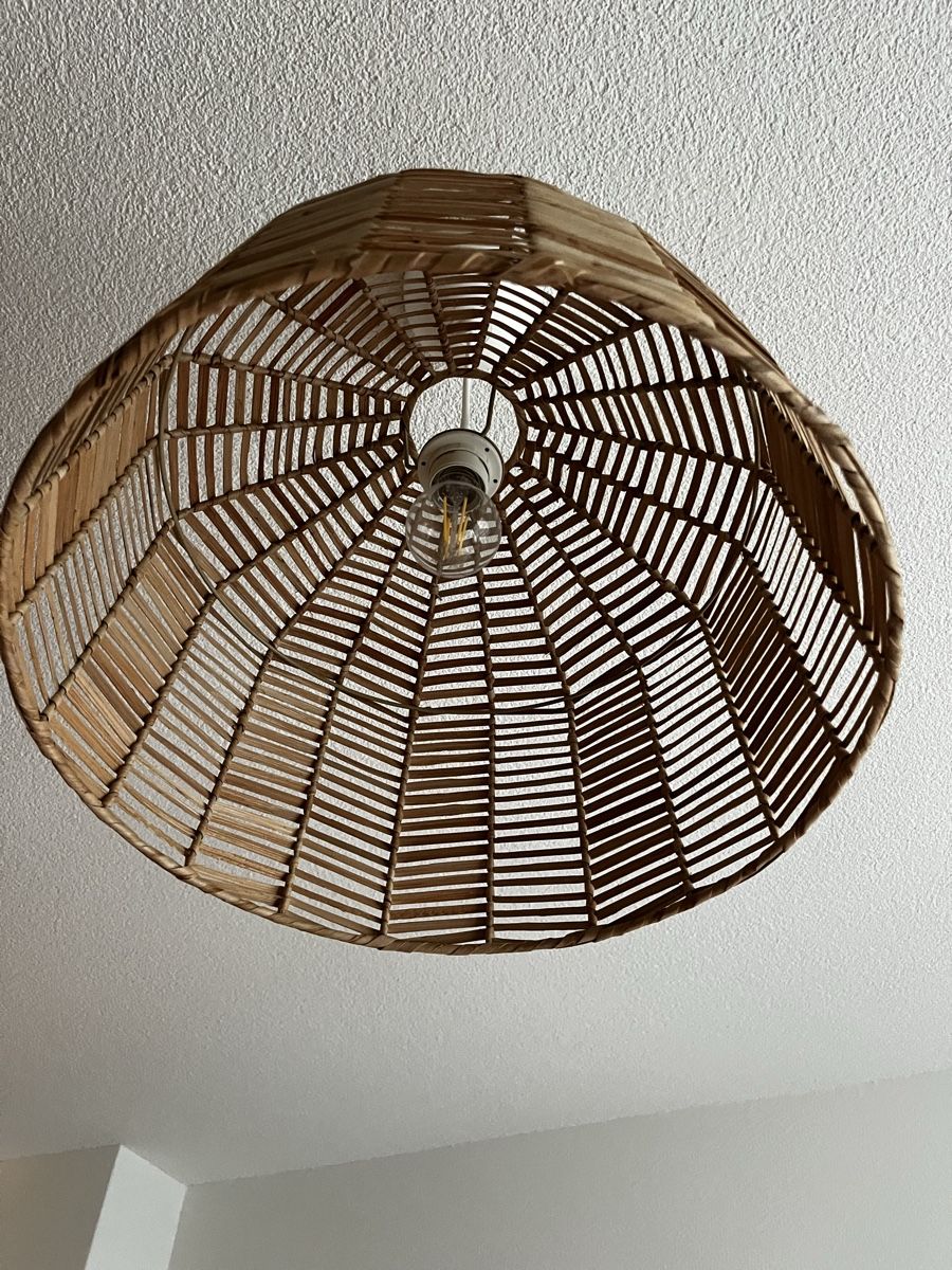 Ikea Lampade: Kappeland lamp IKEA rattan – Usato da Zürich venduto da Claralabarta 2