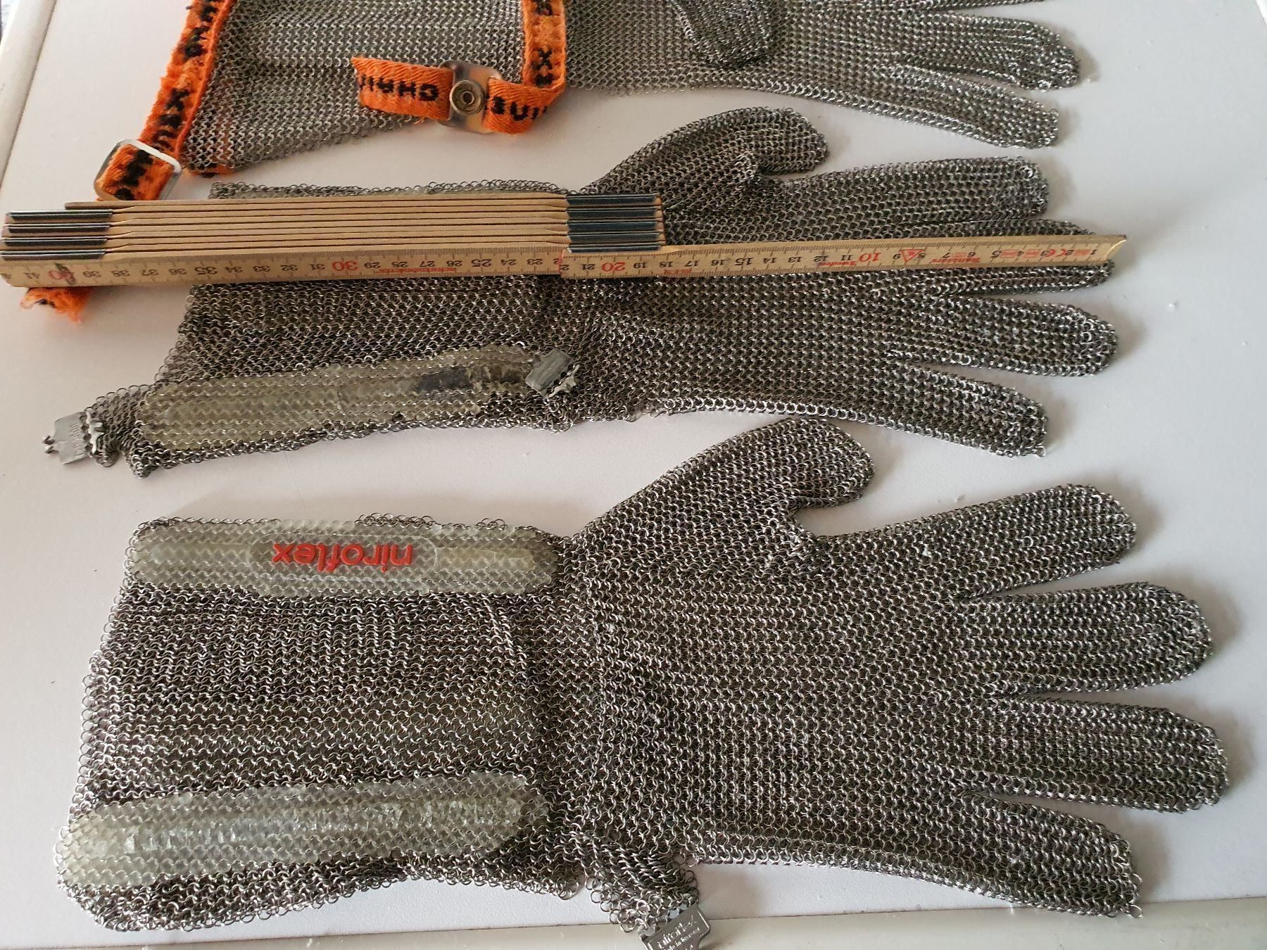 Altri accessori da uomo: Metzgerschutzhandschuhe – Usato da Wuppenau venduto da Gastro-Wuppenau