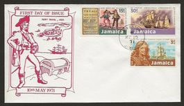 1971  JAMAICA FDC  Port Royal 1692