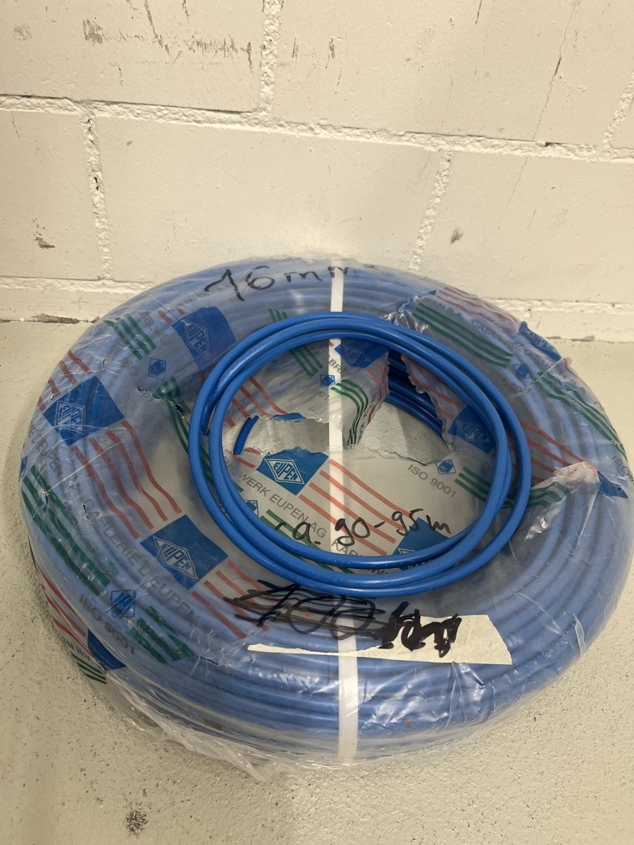 Câbles: Litzenkabel 16mm2 blau 90-95m neu – Neuf avec emballage d'origine à Würenlos par jam_mv8g 1